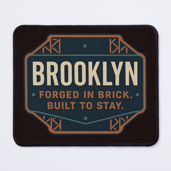 Item preview, Brooklyn Industrial Badge – Forged in Brick, Built to Stay designed and sold by Tadeusz1.