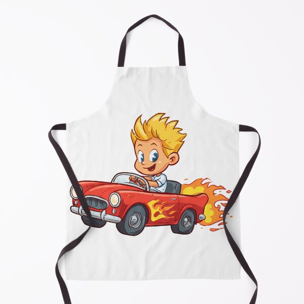 Item preview, Boy driving toy car cartoon designed and sold by Sameerc24.