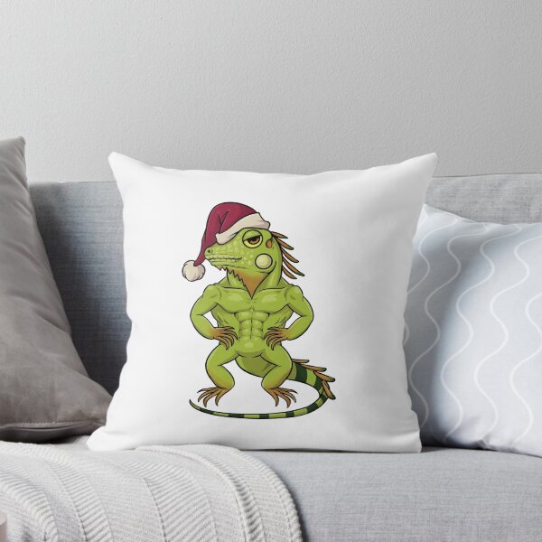 Item preview, Muscular Iguana Santa | Christmas Reptile designed and sold by Jovak.