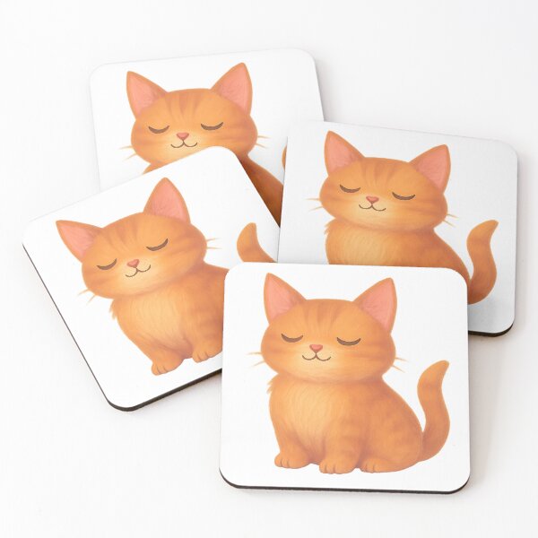 Item preview, Mellow Orange Tabby Cat – Munchkin Style designed and sold by ArtByAlgorithms.