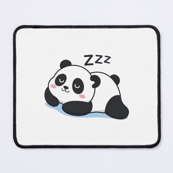 Item preview, Sleepy Panda – Cute Kawaii Cartoon Design for Stickers, Shirts & Mugs designed and sold by Aknarin Thika.