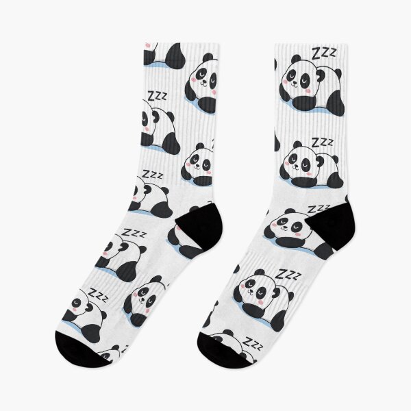 Item preview, Sleepy Panda – Cute Kawaii Cartoon Design for Stickers, Shirts & Mugs designed and sold by Aknarin Thika.