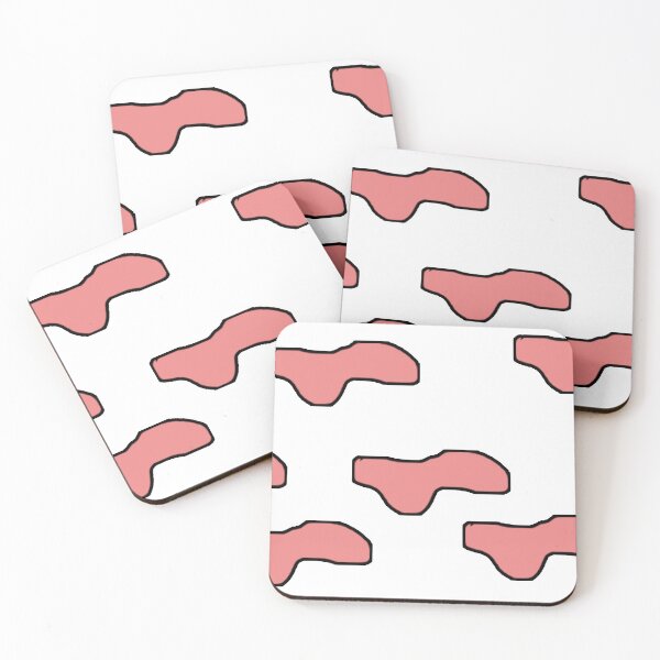 Item preview, Playful Abstract Blob Pattern - Soft Pink And Red designed and sold by teorizona.