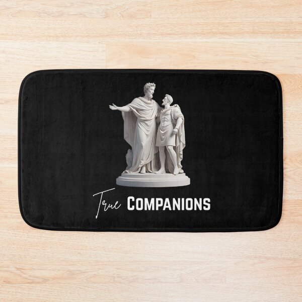 Item preview, True Companions - Stoic Philosopher Marcus Aurelius Artwork designed and sold by LexaArtworks.