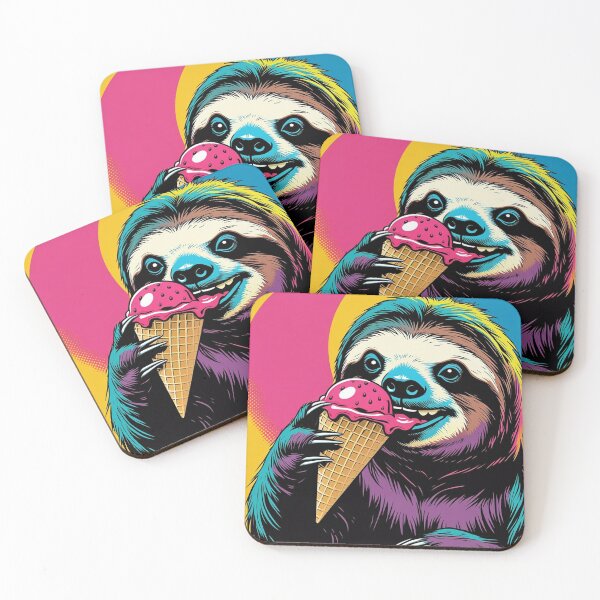 Item preview, This colorful sloth print t-shirt is perfect for everyone. designed and sold by SmileShopAJ.