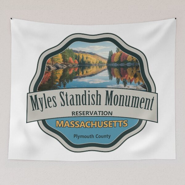 Item preview, Myles Standish Monument State Reservation, Plymouth County, Massachusetts designed and sold by Wanderful-roads.