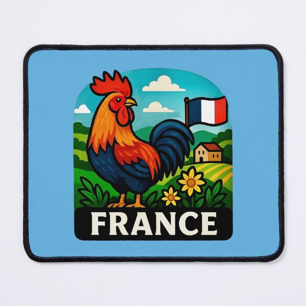 Item preview, France - Gallic Rooster with Sunflowers & French Farmhouse designed and sold by Myra365Art.