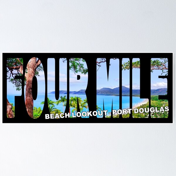 Item preview, FOUR MILE BEACH Lookout Port Douglas -  Queensland Australia designed and sold by Adam Gormley.