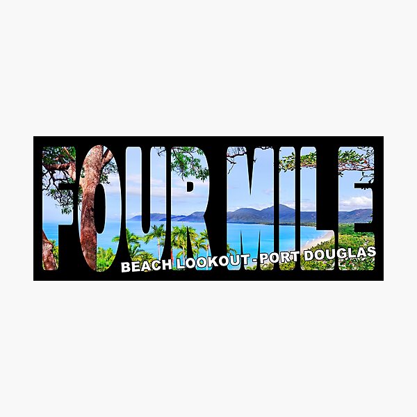 Item preview, FOUR MILE BEACH Lookout Port Douglas -  Queensland Australia designed and sold by Adam Gormley.