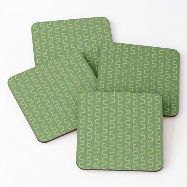 Item preview, Geo Weavings Lines Print - Jungle Foliage  designed and sold by Daniel Bevis Design.