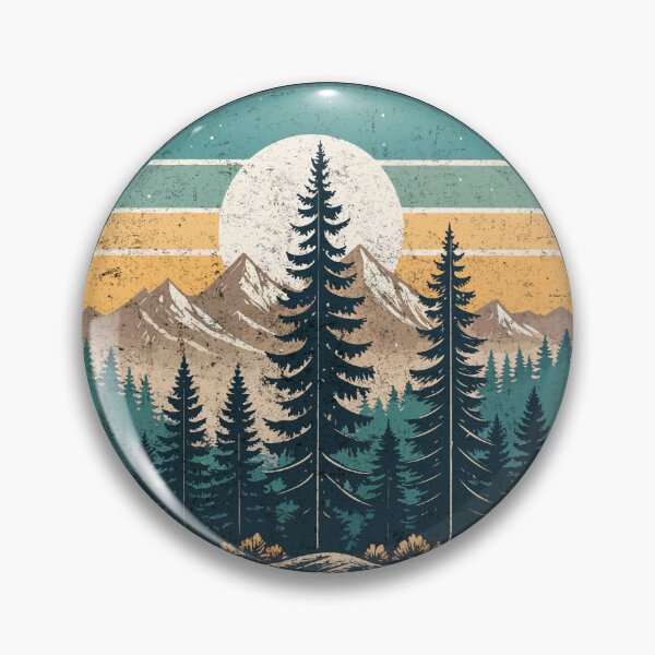 Item preview, Forest T-Shirt – Moody Hiking & Nature Tee for Outdoor Explorers and Wilderness Wanderers designed and sold by PixelCraftBD.