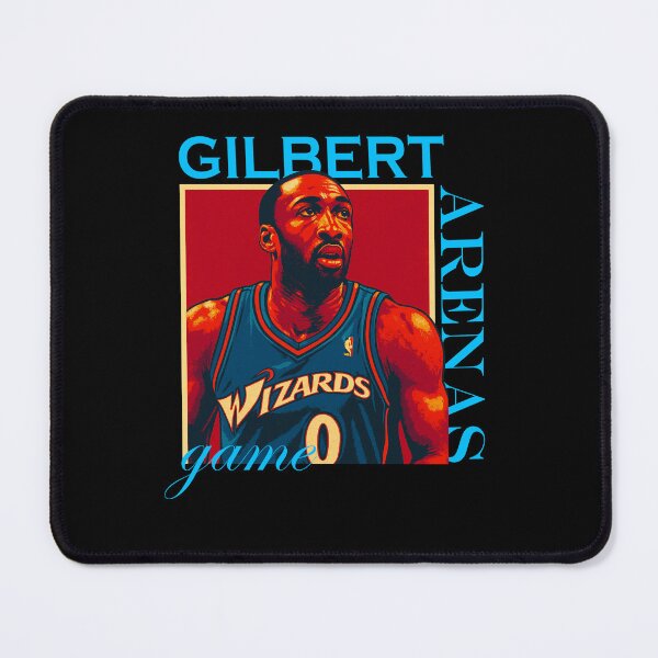 Item preview, "Gilbert Arenas Retro Basketball Poster Style Design" designed and sold by Graphic Therapist.