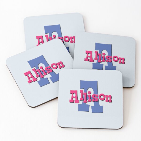 Item preview, A is for Allison, Girl's/Woman's Name and Initial  designed and sold by CharlottePlaceArt.