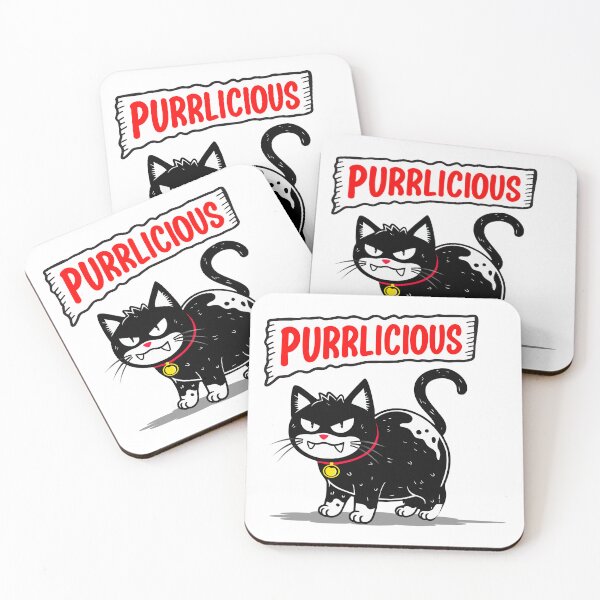Item preview, Purrlicious Cat designed and sold by QuanntixArt.