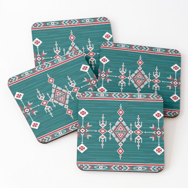 Item preview, Geometric ethnic pattern, pixel pattern seamless vector illustration geometric Aztec decor, design for bandana print woven carpet background wallpaper blanket clothing. designed and sold by RS4you.