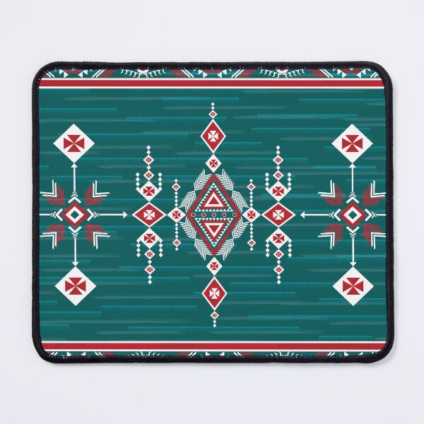 Item preview, Geometric ethnic pattern, pixel pattern seamless vector illustration geometric Aztec decor, design for bandana print woven carpet background wallpaper blanket clothing. designed and sold by RS4you.