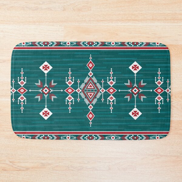 Item preview, Geometric ethnic pattern, pixel pattern seamless vector illustration geometric Aztec decor, design for bandana print woven carpet background wallpaper blanket clothing. designed and sold by RS4you.
