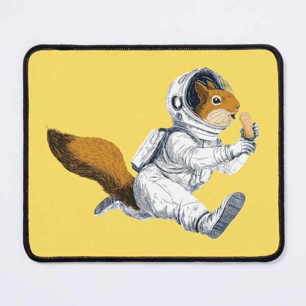 Item preview, Astronaut Squirrel Eating a Peanut-2 designed and sold by SamartkitDesign.