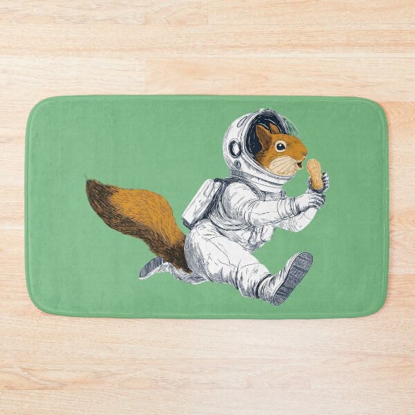 Item preview, Astronaut Squirrel Eating a Peanut-2 designed and sold by SamartkitDesign.