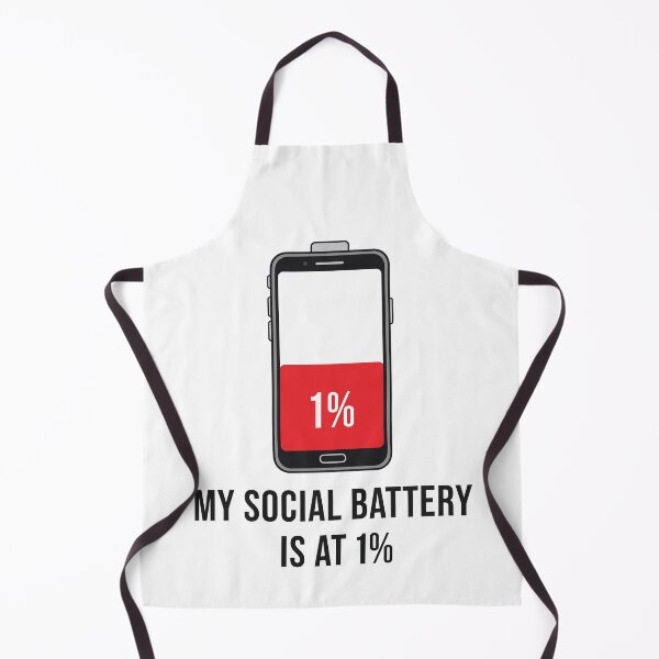 Item preview, My Social Battery Is at 1% designed and sold by Amir Faysal.