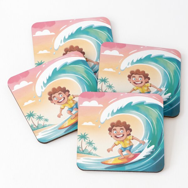 Item preview, Surfing Kid designed and sold by ArtQueen777.