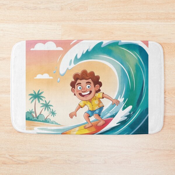 Item preview, Surfing Kid designed and sold by ArtQueen777.