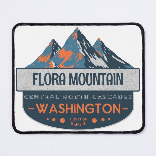 Item preview, Flora Mountain, Central North Cascades, Washington, Mountain Design designed and sold by Wanderful-roads.