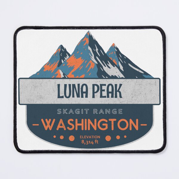 Item preview, Luna Peak, Skagit Range, Washington, Mountain Design designed and sold by Wanderful-roads.