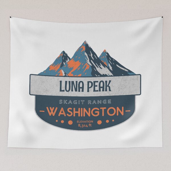 Item preview, Luna Peak, Skagit Range, Washington, Mountain Design designed and sold by Wanderful-roads.