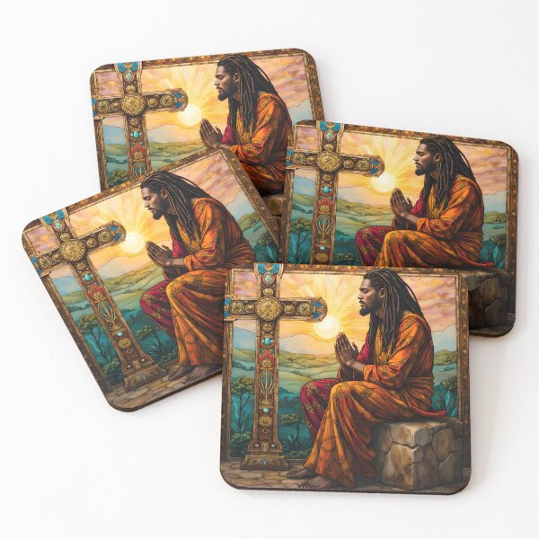 Item preview, Black Jesus Meditating designed and sold by ChloeDesigns401.