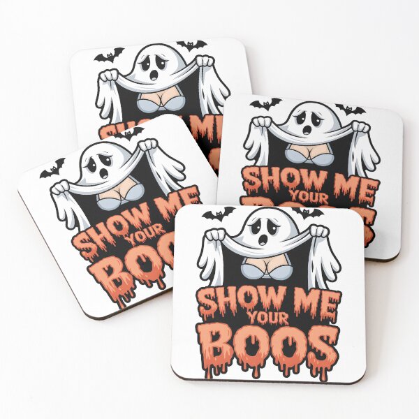 Item preview, Show Me Your Boos – Funny Sexy Halloween Ghost Pun Design for T-Shirts & Mugs designed and sold by Aknarin Thika.