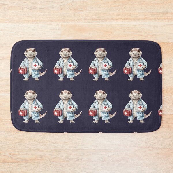 Item preview, Cute Dinosaur Doctor with Medical Kit   designed and sold by Jonaree Art Design.