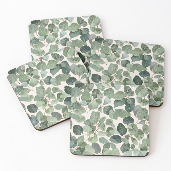 Item preview, Green Leaves Pattern designed and sold by CoolPixels.