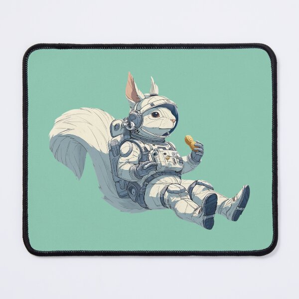 Item preview, Astronaut Squirrel Eating a Peanut-3 designed and sold by SamartkitDesign.