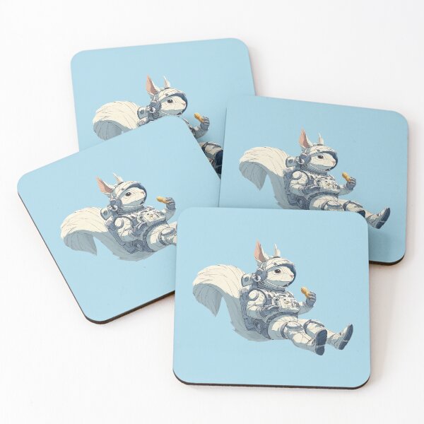 Item preview, Astronaut Squirrel Eating a Peanut-3 designed and sold by SamartkitDesign.
