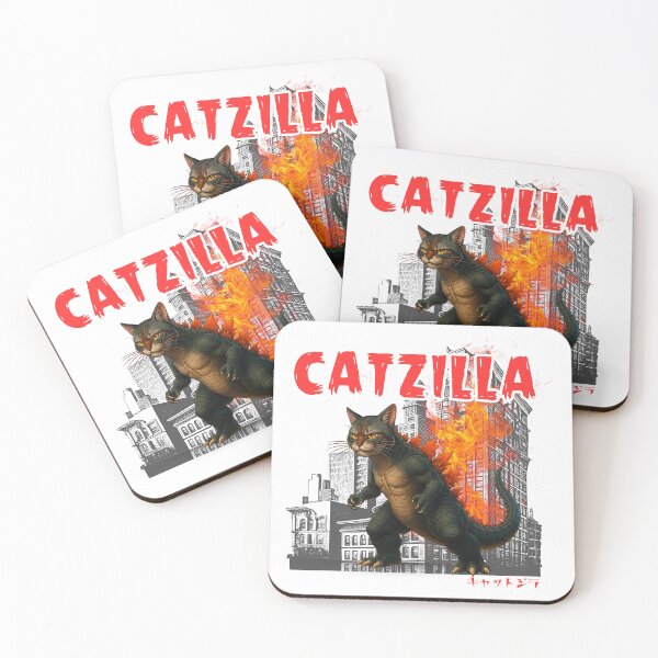 Item preview, CATZILLA - The Feline Kaiju Attack! designed and sold by KENGMODE.