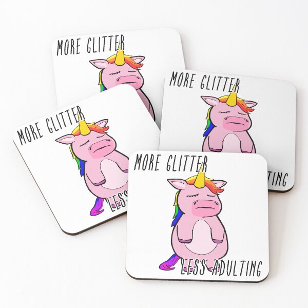 Item preview, Less Adulting Unicorn designed and sold by Batmantis275.