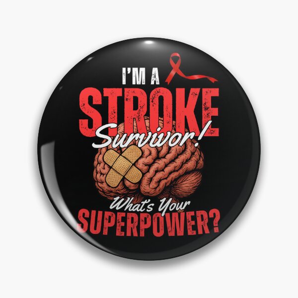Item preview, I'm A Stroke Survivor! What's Your Superpower? designed and sold by Simple429.