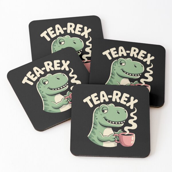 Item preview, Funny Dino with Tea Rex designed and sold by Kpmerchify.
