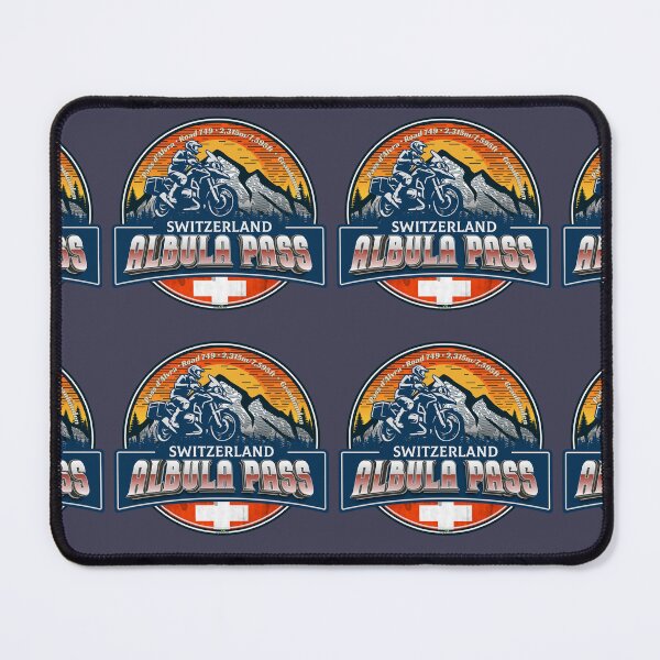 Item preview, Albula Pass Albulapass Switzerland Alps Motorcycle Sticker TShirt 02 designed and sold by OuterShellUK.