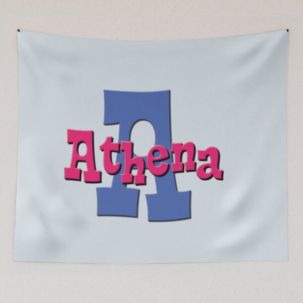 Item preview, A is for Athena, Girl's/Woman's Name and Initial  designed and sold by CharlottePlaceArt.
