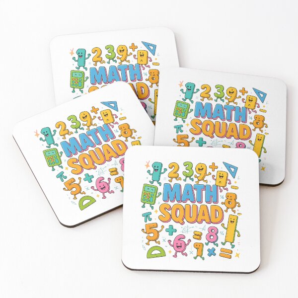 Item preview, Math Squad – Fun Back to School Design for Kindergarten & Pre-K Teachers designed and sold by Rajasekar.