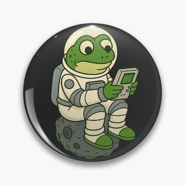 Item preview, Gamer Frog Astronaut – Cute Space Frog with Game Console designed and sold by starcupzz.