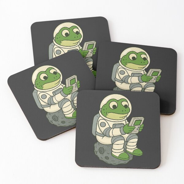 Item preview, Gamer Frog Astronaut – Cute Space Frog with Game Console designed and sold by starcupzz.