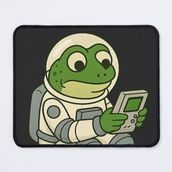 Item preview, Gamer Frog Astronaut – Cute Space Frog with Game Console designed and sold by starcupzz.