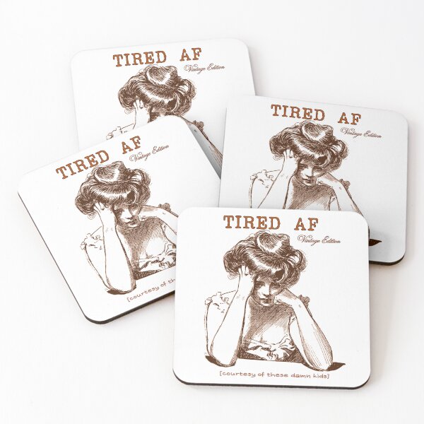 Item preview, Tired AF Vintage Edition Mom Funny designed and sold by InkImpactCll.