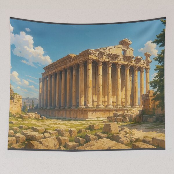 Item preview, Temple of Bacchus in Baalbek designed and sold by KAI-Studio.