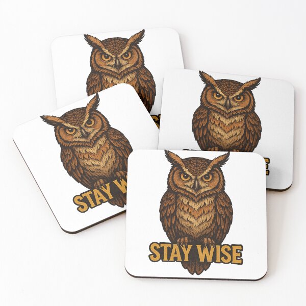 Item preview, Stay Wise – Fierce Owl Wisdom Design designed and sold by Tender Flower Clothing.