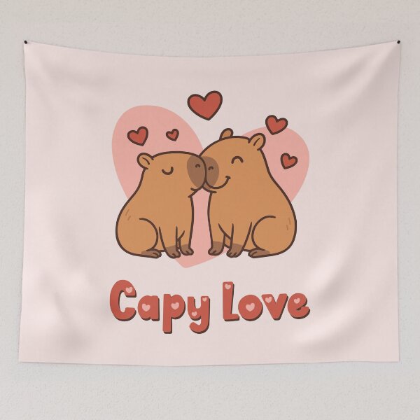Item preview, Capy love designed and sold by RatArt Designs.