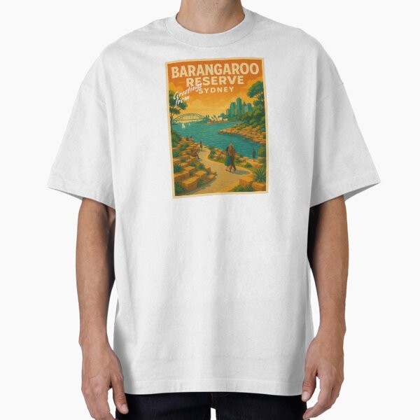 Item preview, Greetings from SYDNEY - BARANGAROO RESERVE - Retro Vintage Design designed and sold by Earth Celebration Designs.